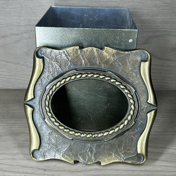 Amerock Carriage House Vintage 1960 - 70's Square Tissue Box Cover and holder - Picture 2 of 9